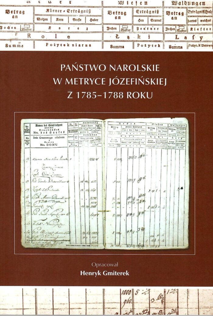 Państwo narolskie w metryce józefińskiej, Henryk Gmiterek 42,00